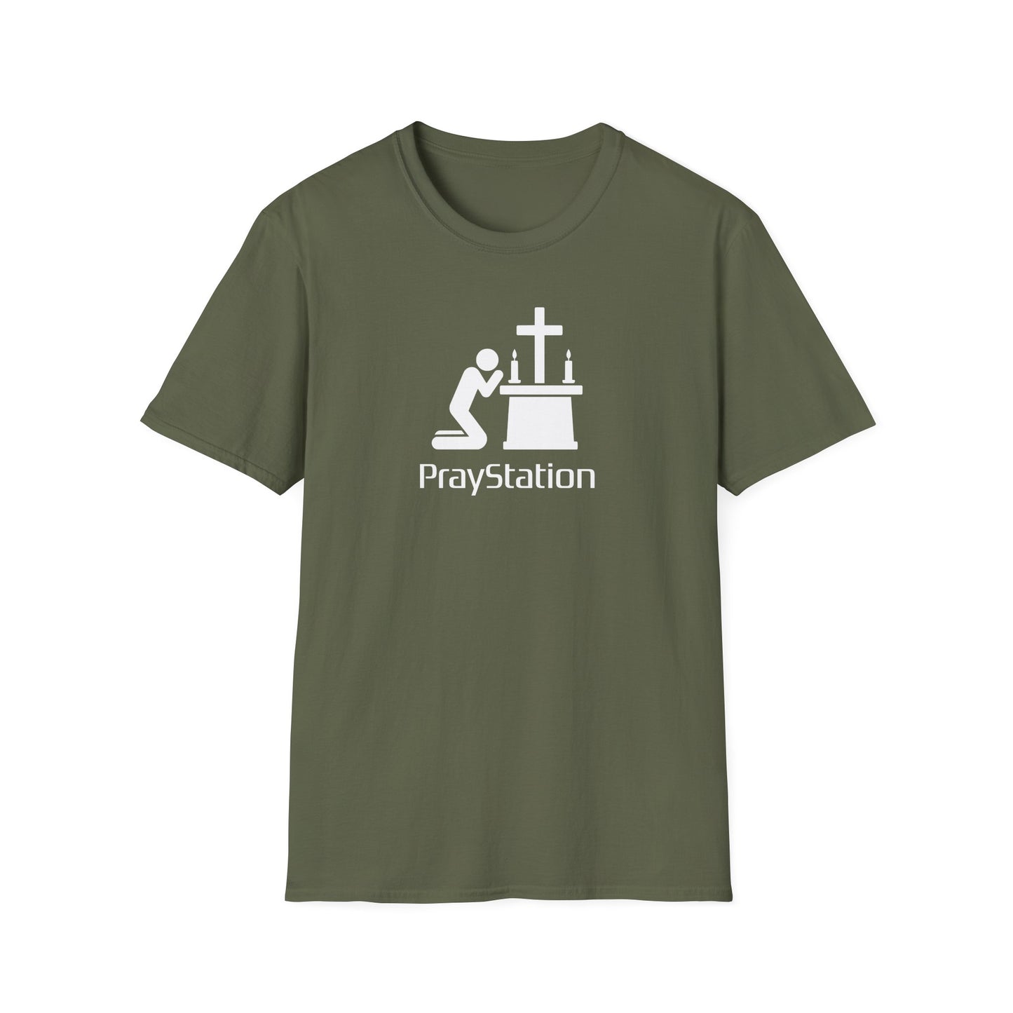 PrayStation graphic T-Shirt | Faith Prayer Church Tee