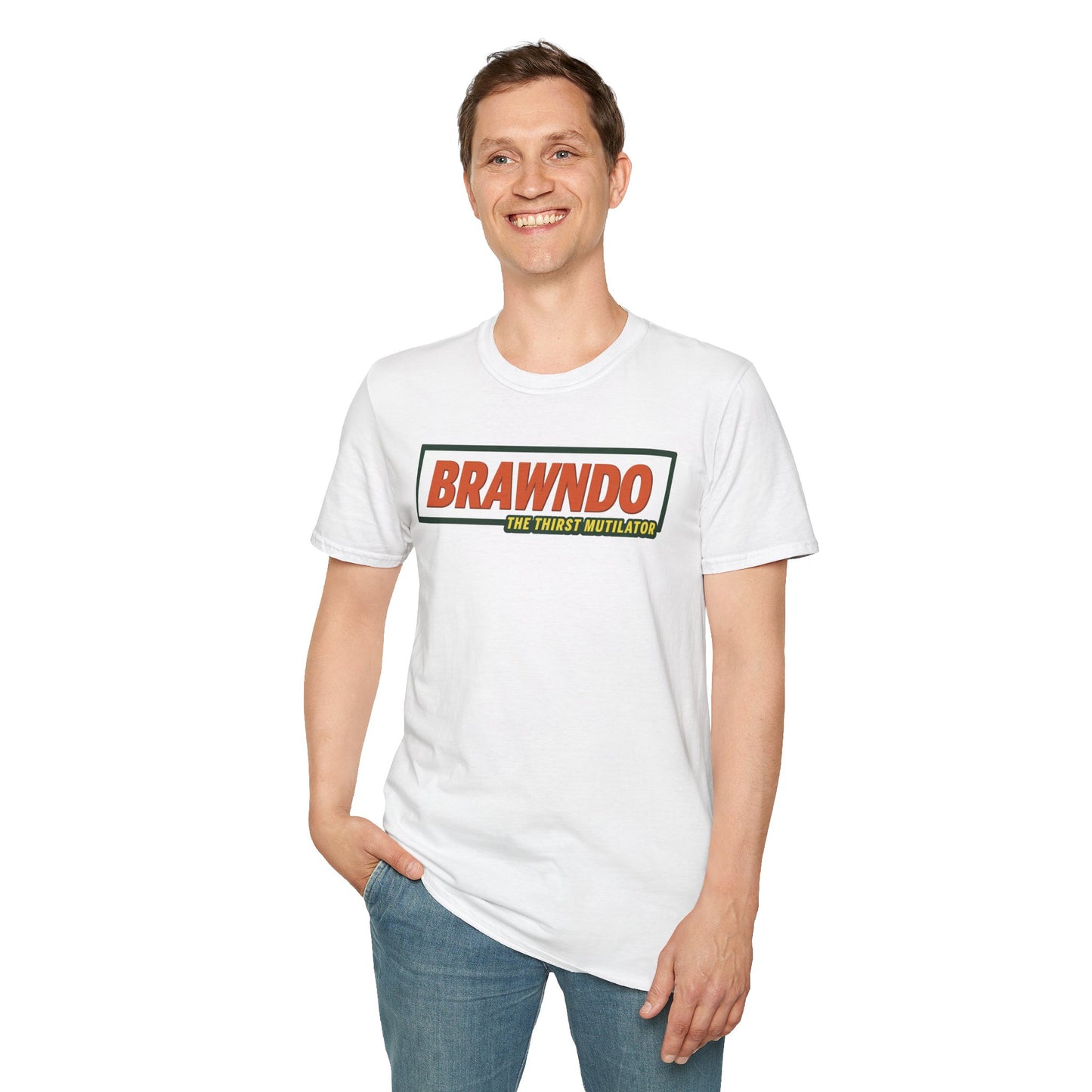 Brawndo Thirst Mutilator T-Shirt | Idiocracy Movie | Parody Tee