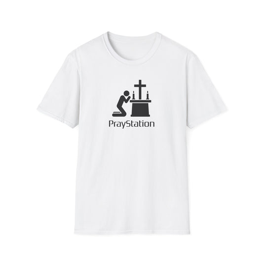 PrayStation graphic T-Shirt | Faith Prayer Church Tee