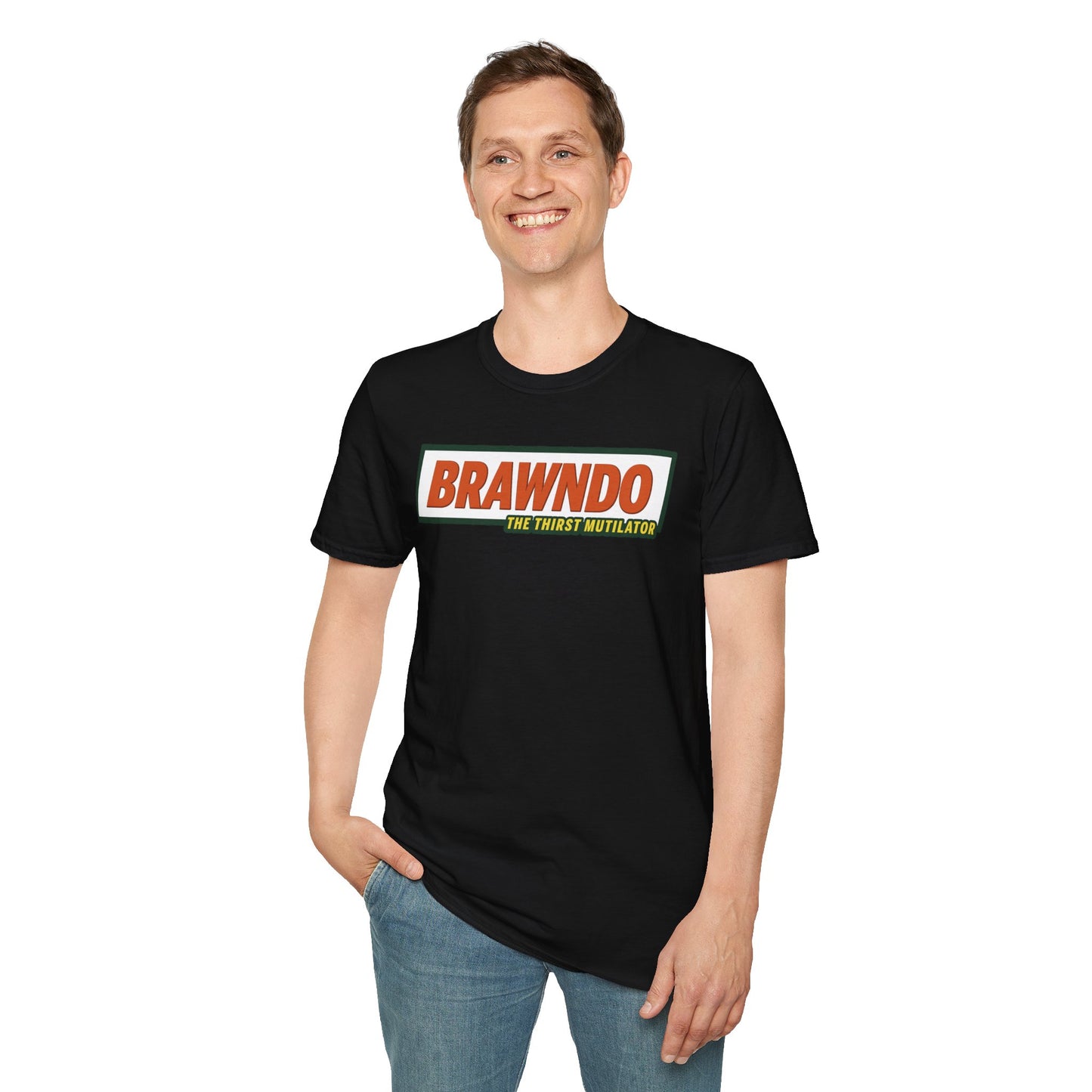 Brawndo Thirst Mutilator T-Shirt | Idiocracy Movie | Parody Tee