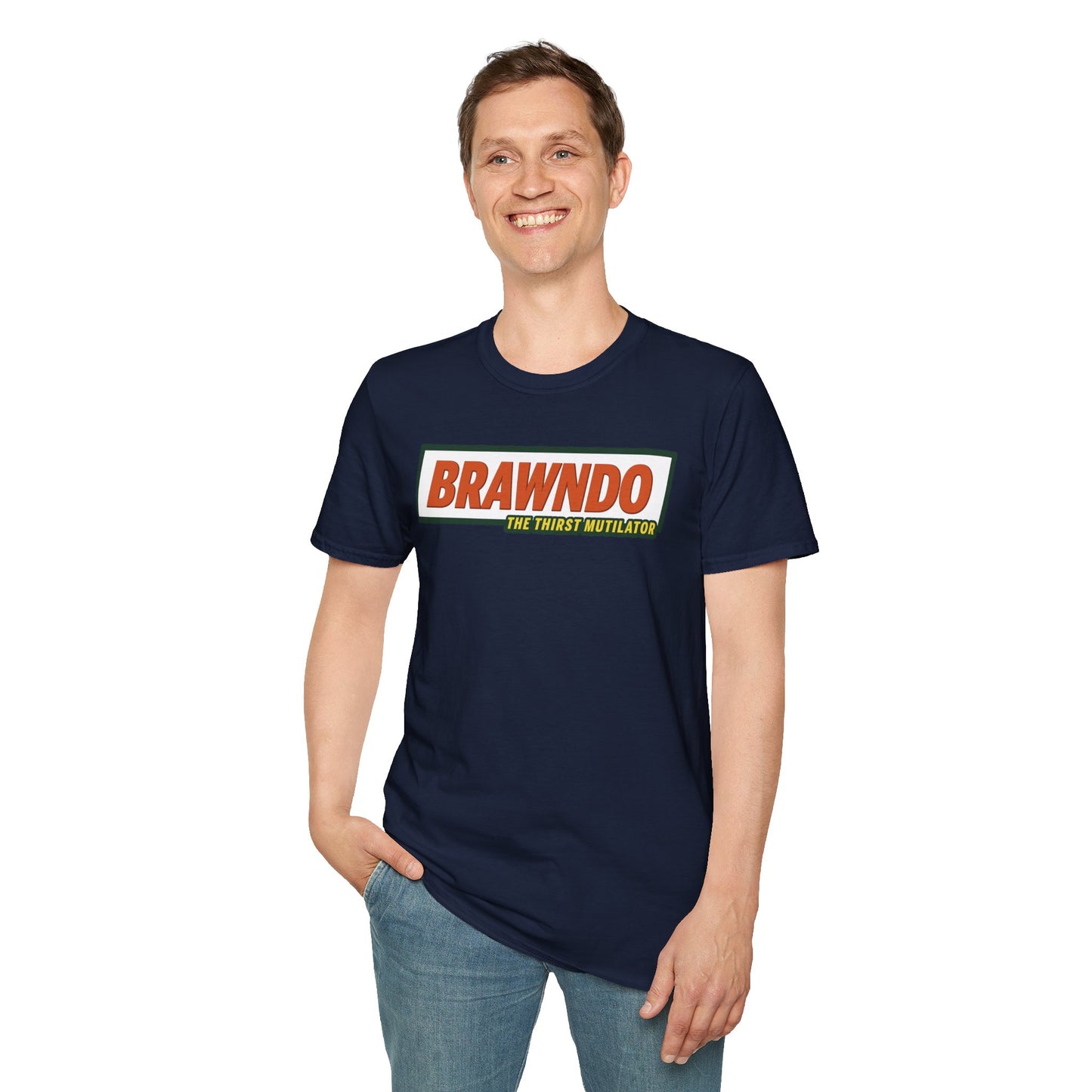 Brawndo Thirst Mutilator T-Shirt | Idiocracy Movie | Parody Tee
