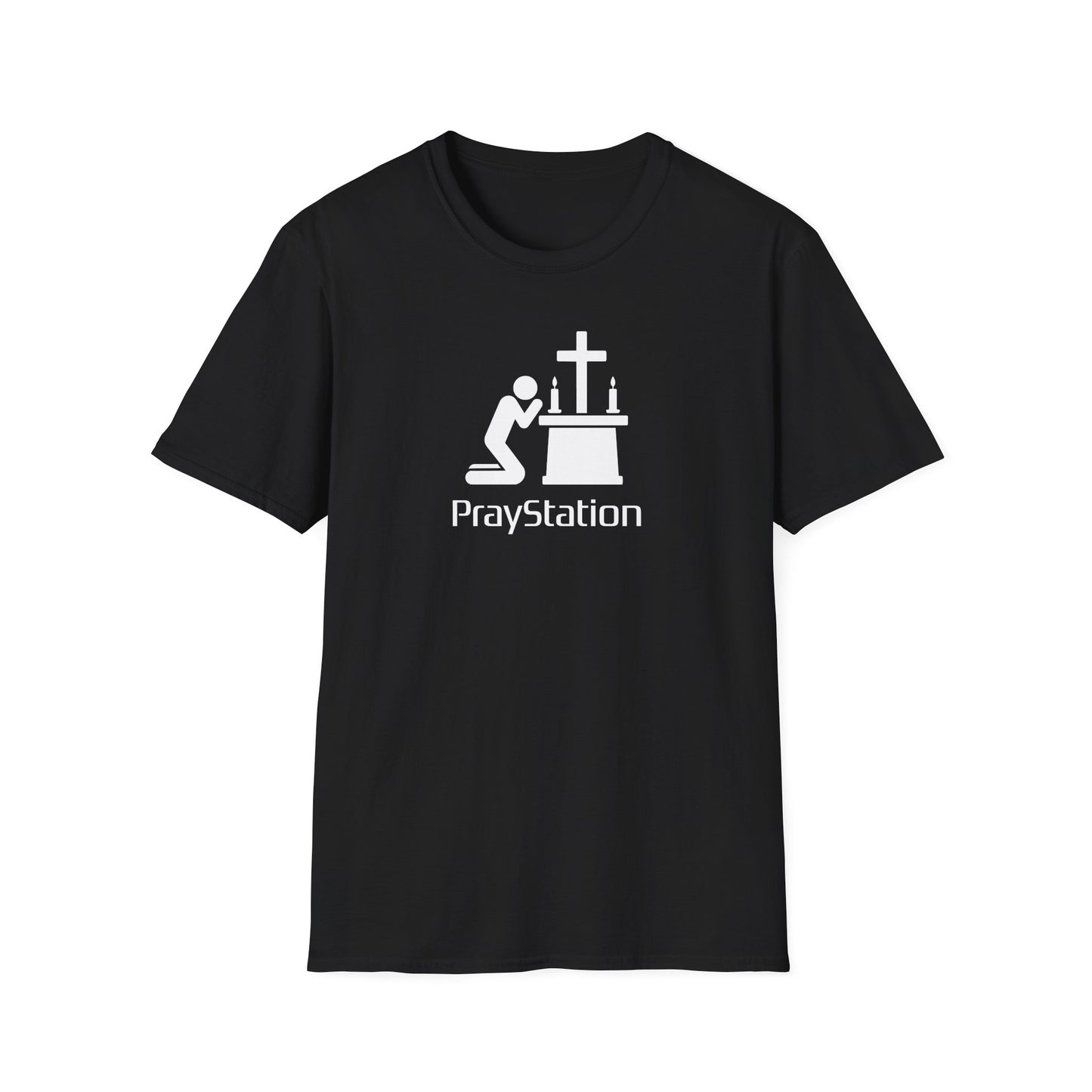 PrayStation graphic T-Shirt | Faith Prayer Church Tee