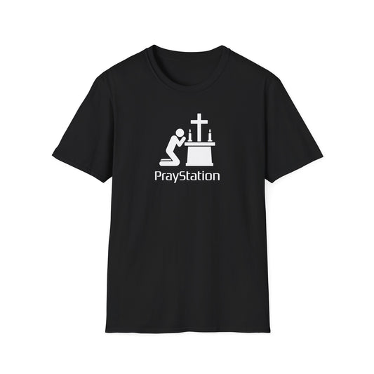 PrayStation graphic T-Shirt | Faith Prayer Church Tee