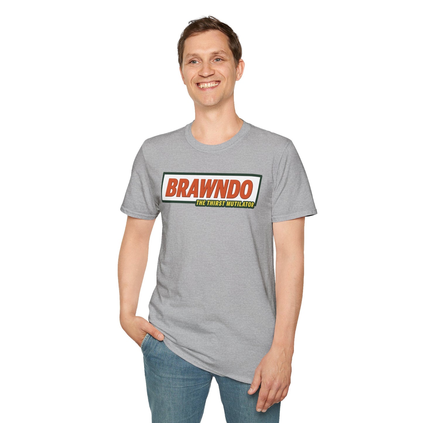 Brawndo Thirst Mutilator T-Shirt | Idiocracy Movie | Parody Tee