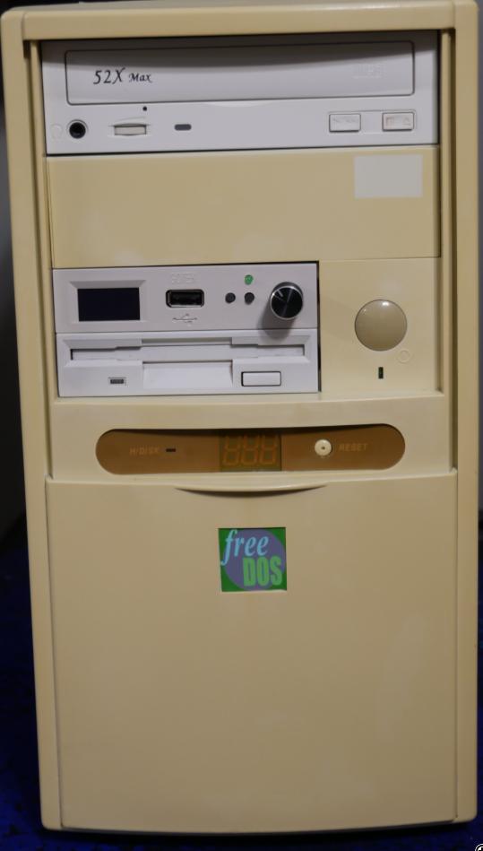 FreeDOS PC Case Sticker