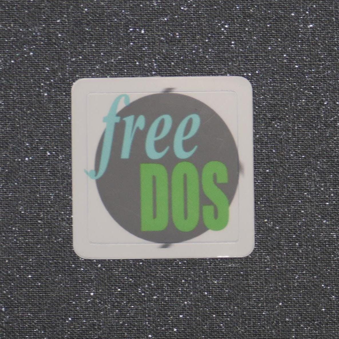 FreeDOS PC Case Sticker
